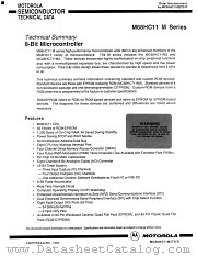 MC68HC11M2TS datasheet pdf Motorola