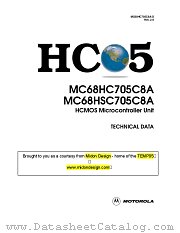 MC68HC705C8 datasheet pdf Motorola