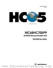 MC68HC705P9 datasheet pdf Motorola