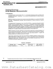 MC68HC916Y1TS datasheet pdf Motorola