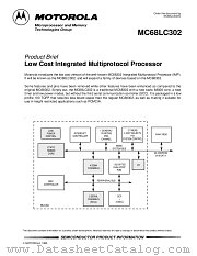 MC68LC302 datasheet pdf Motorola