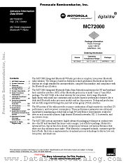 MC72000 datasheet pdf Motorola