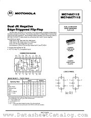 MC74ACT112D datasheet pdf Motorola