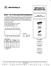 MC74AC139D datasheet pdf Motorola