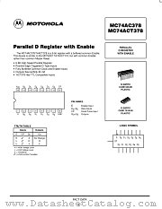 MC74AC378N datasheet pdf Motorola