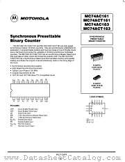 MC74ACT161D datasheet pdf Motorola