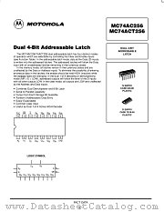 MC74AC256D datasheet pdf Motorola