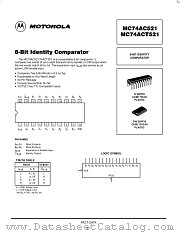 MC74AC521N datasheet pdf Motorola
