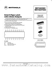 MC74AC563DW datasheet pdf Motorola