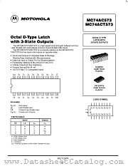 MC74AC573DW datasheet pdf Motorola