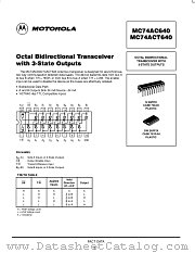 MC74AC640DW datasheet pdf Motorola