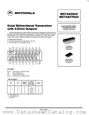 MC74AC643DW datasheet pdf Motorola