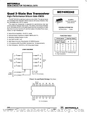 MC74HC242N datasheet pdf Motorola