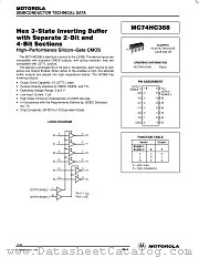 MC74HC368N datasheet pdf Motorola