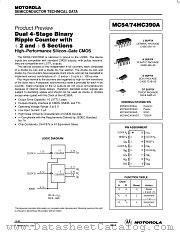 MC74HC390ADT datasheet pdf Motorola