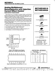 MC74HC4852AD datasheet pdf Motorola