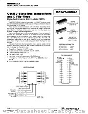 MC74HC646N datasheet pdf Motorola