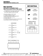 MC74HCT04AD datasheet pdf Motorola