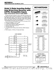 MC74HCT240ASD datasheet pdf Motorola