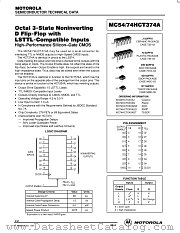 MC74HCT374ADW datasheet pdf Motorola