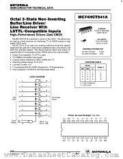 MC74HCT541A datasheet pdf Motorola