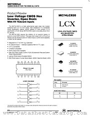 MC74LCX05SD datasheet pdf Motorola