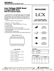MC74LCX08DT datasheet pdf Motorola