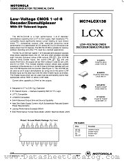 MC74LCX138SD datasheet pdf Motorola