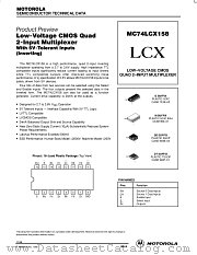 MC74LCX158D datasheet pdf Motorola