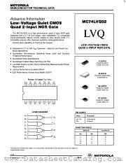 MC74LVQ02SD datasheet pdf Motorola