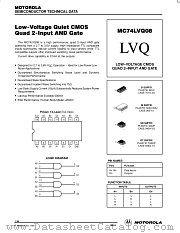 MC74LVQ08D datasheet pdf Motorola