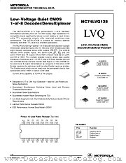 MC74LVQ138 datasheet pdf Motorola