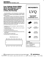 MC74LVQ573 datasheet pdf Motorola