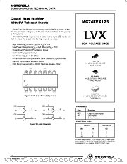 MC74LVX125 datasheet pdf Motorola