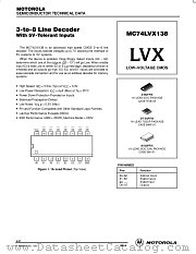 MC74LVX138DT datasheet pdf Motorola