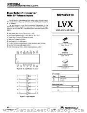 MC74LVX14 datasheet pdf Motorola