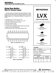 MC74LVX244DW datasheet pdf Motorola