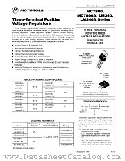 MC7805C datasheet pdf Motorola