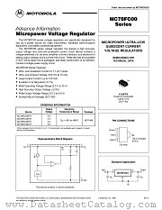 MC78FC30HT1 datasheet pdf Motorola