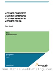 MC9S08RG32 datasheet pdf Motorola