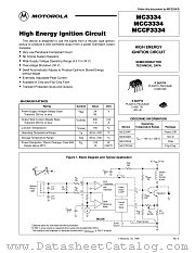 MCCF3334 datasheet pdf Motorola