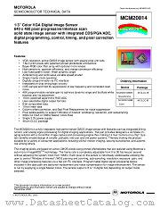MCM20014 datasheet pdf Motorola
