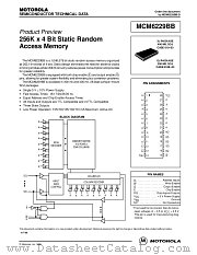 MCM6229BBXJ17 datasheet pdf Motorola