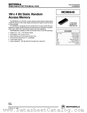 MCM6949 datasheet pdf Motorola