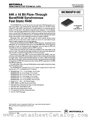 MCM69F618C datasheet pdf Motorola