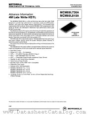 MCM69L736AZP10.5 datasheet pdf Motorola