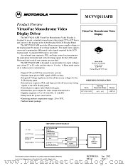 MCVVQ111A datasheet pdf Motorola