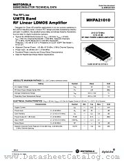 MHPA21010 datasheet pdf Motorola
