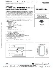 MHVIC915R2 datasheet pdf Motorola