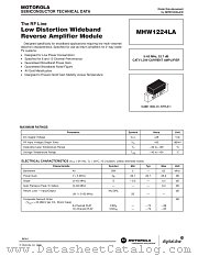 MHW1224LA datasheet pdf Motorola